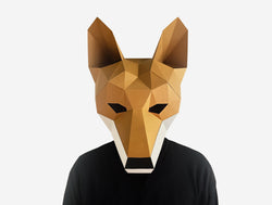 Dingo Mask <br> DIY Paper Mask Template