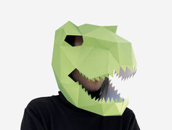 Velociraptor Mask <br> DIY Paper Mask Template