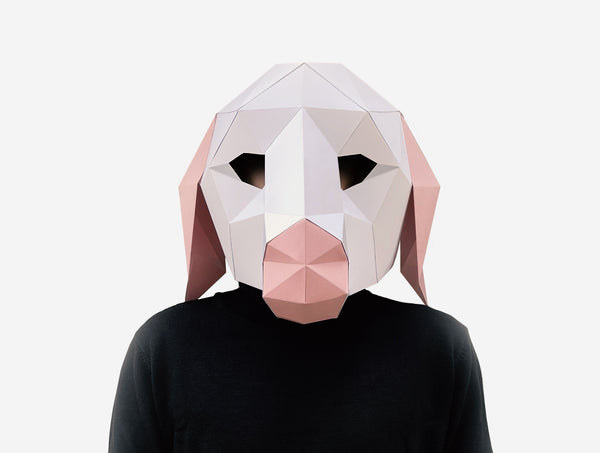 Lamb Mask <br> DIY Paper Mask Template