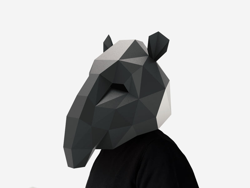 Tapir Mask <br> DIY Paper Mask Template (Copy)