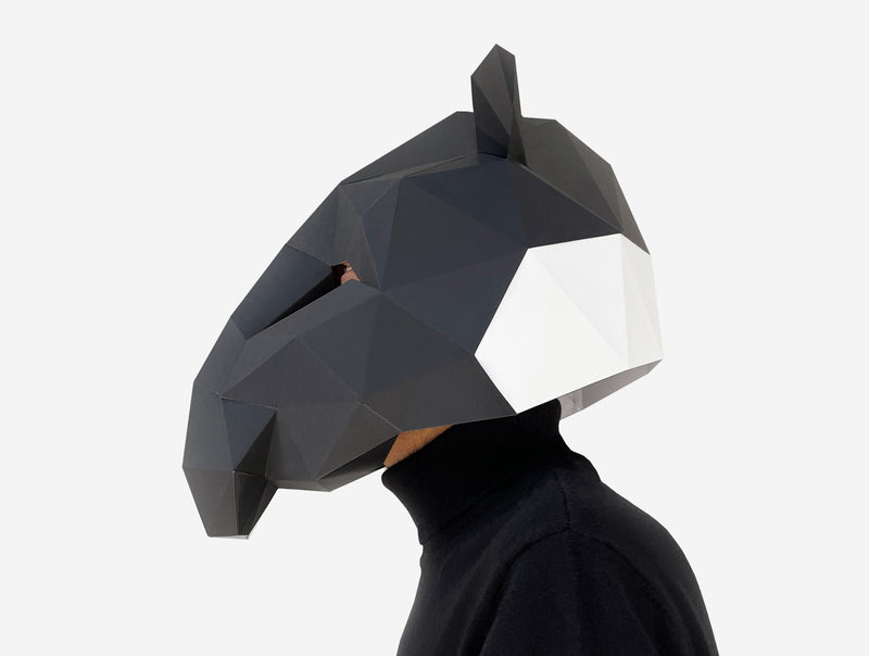 Tapir Mask <br> DIY Paper Mask Template (Copy)