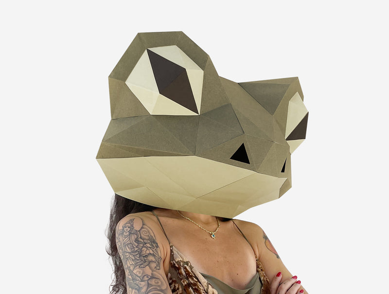 Toad / Frog Mask <br> DIY Paper Mask Template