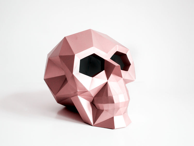 Skull Sculpture <br> DIY Paper Craft Template