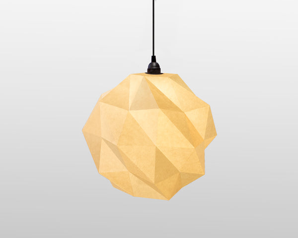 Origami Lampshade Kumo <br> DIY Paper Craft Template