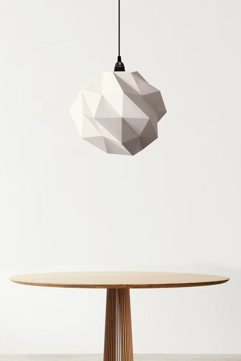 Origami Lampshade Kumo <br> DIY Paper Craft Template