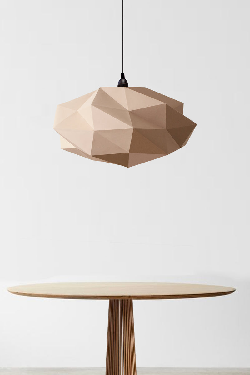 Origami Lampshade Kumo <br> DIY Paper Craft Template