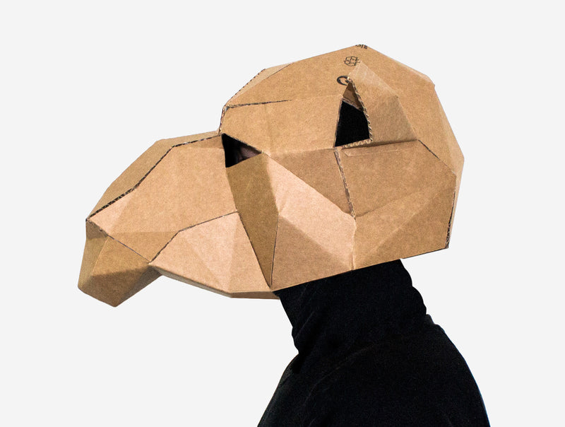 Camel Mask <br> DIY Paper Mask Template