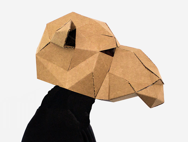 Camel Mask <br> DIY Paper Mask Template