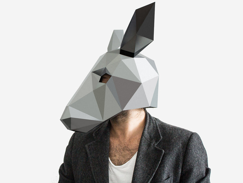 Donkey Mask <br> DIY Paper Mask Template