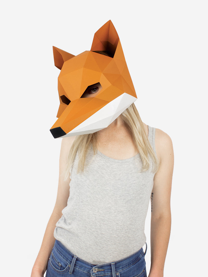 Fox Mask Paper Craft Kit