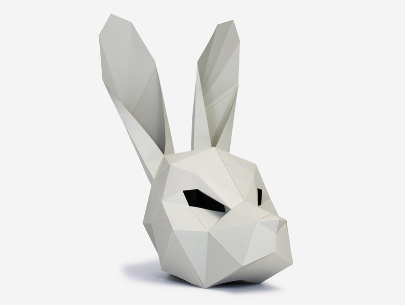 Hare Mask <br> DIY Paper Mask Template