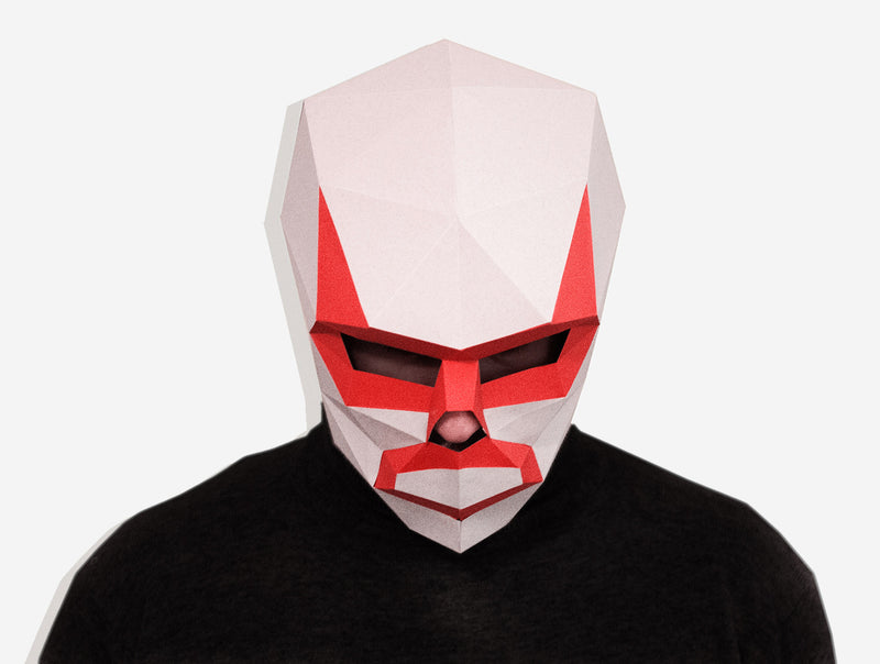 Luchador Mask <br> DIY Paper Mask Template