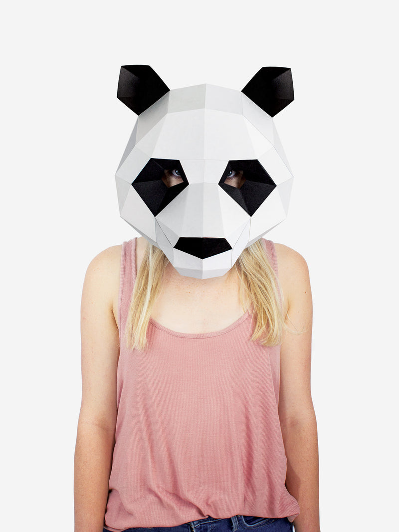 Panda Mask Paper Craft Kit