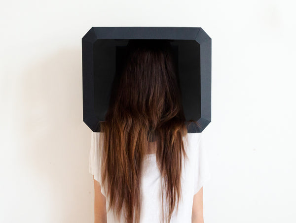 TV Mask <br> DIY Paper Mask Template