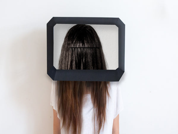 TV Mask <br> DIY Paper Mask Template