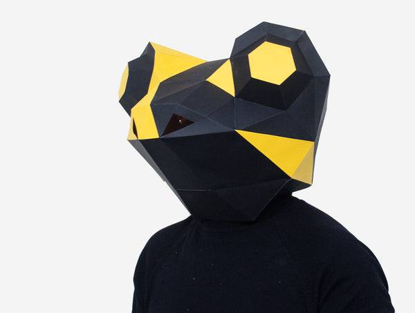 Salamander Mask <br> DIY Paper Mask Template