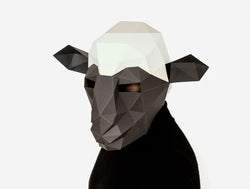 Sheep Mask <br> DIY Paper Mask Template