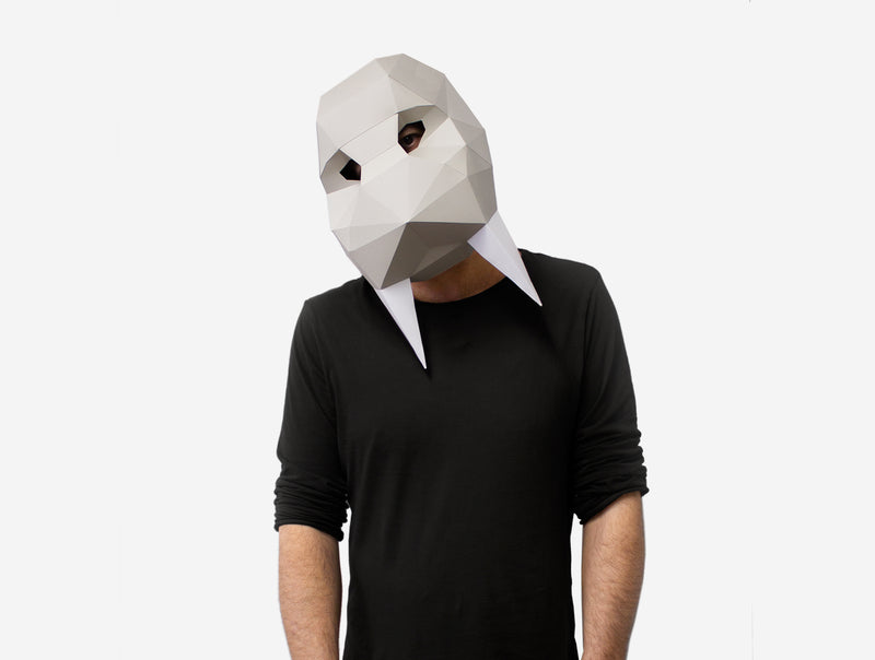 Walrus Mask <br> DIY Paper Mask Template