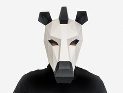 Zebra Mask <br> DIY Paper Mask Template